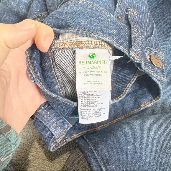 New J. Crew Factory Essential Straight Jean All Day Stretch Size 28 Tencel NWT - Picture 13 of 13